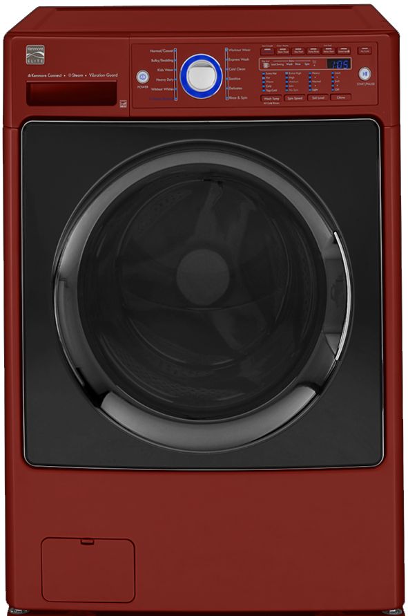 Kenmore Elite 4.3 cu. ft. Front-Load HE Steam Washer - Chili Pepper