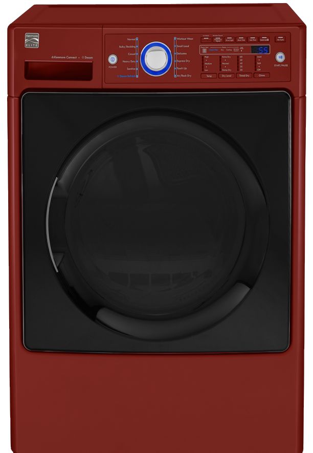 Kenmore Elite 7.4 cu. ft. Steam Dryer - Chili Pepper