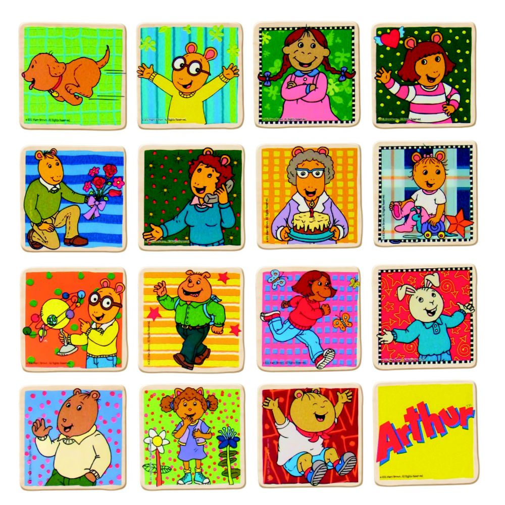 NA Arthur's Memory Cards Children's Toys