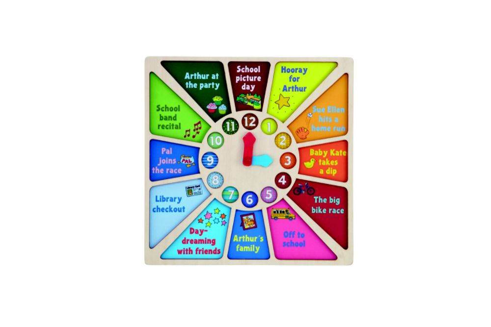 NA Arthur Wooden Clock Children's Toys