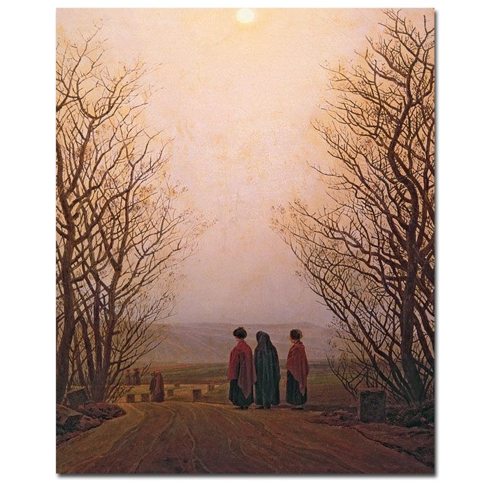 Trademark Art 26x32 inches Caspar Friedrich "Easter Morning 1833