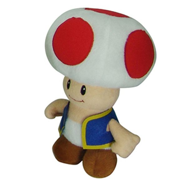Goldie Manufacturing Super Mario Brothers Toad 6-inch Plush Toy Best Price