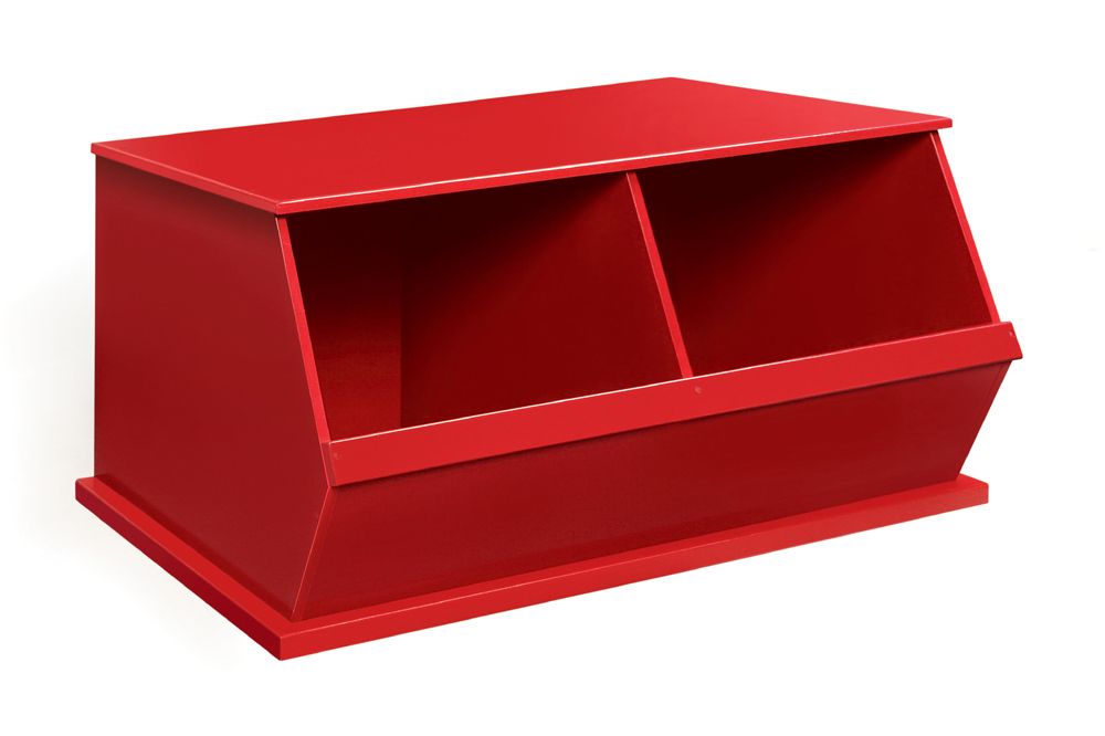 Badger Basket Two Bin Storage Cubby in Red at Sears.com