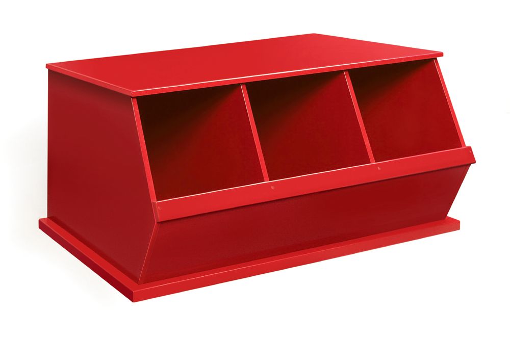 Badger Basket Three Bin Storage Cubby in Red at Sears.com