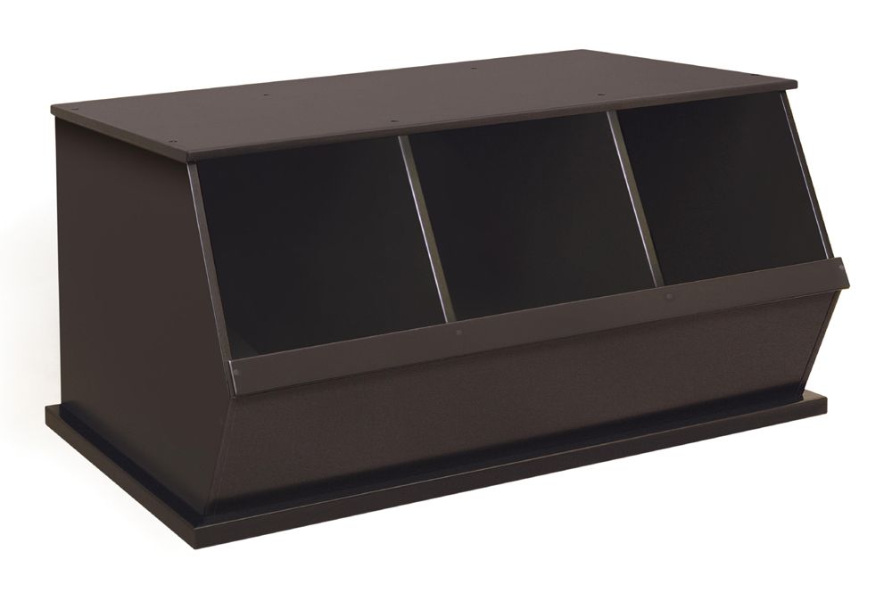 Badger Basket Three Bin Storage Cubby in Espresso at Sears.com