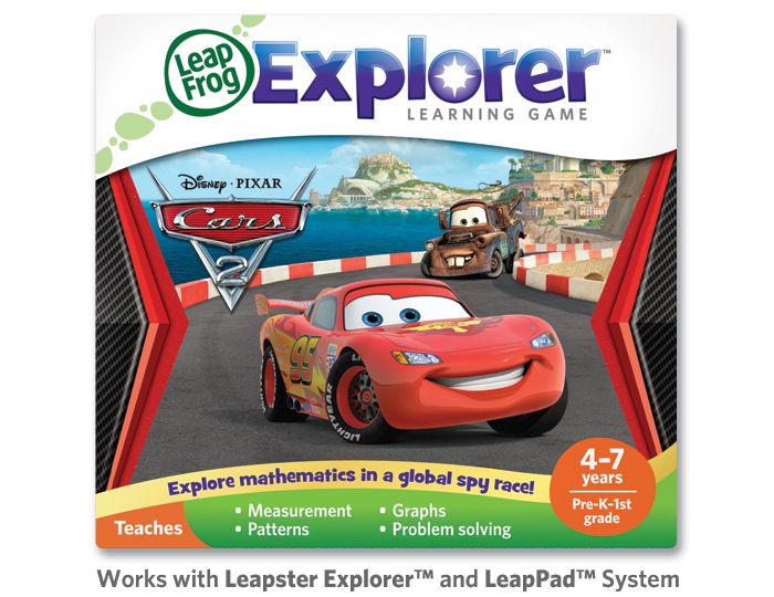 Leap Frog Explorer Learning Game: Disney Pixar Cars 2 Children's Toys