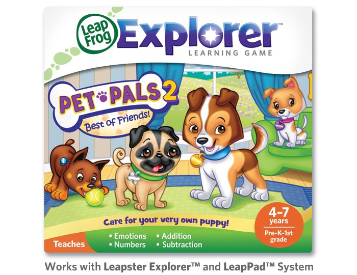 Leap Frog Explorer Learning Game: Pet Pals 2 Children's Toys