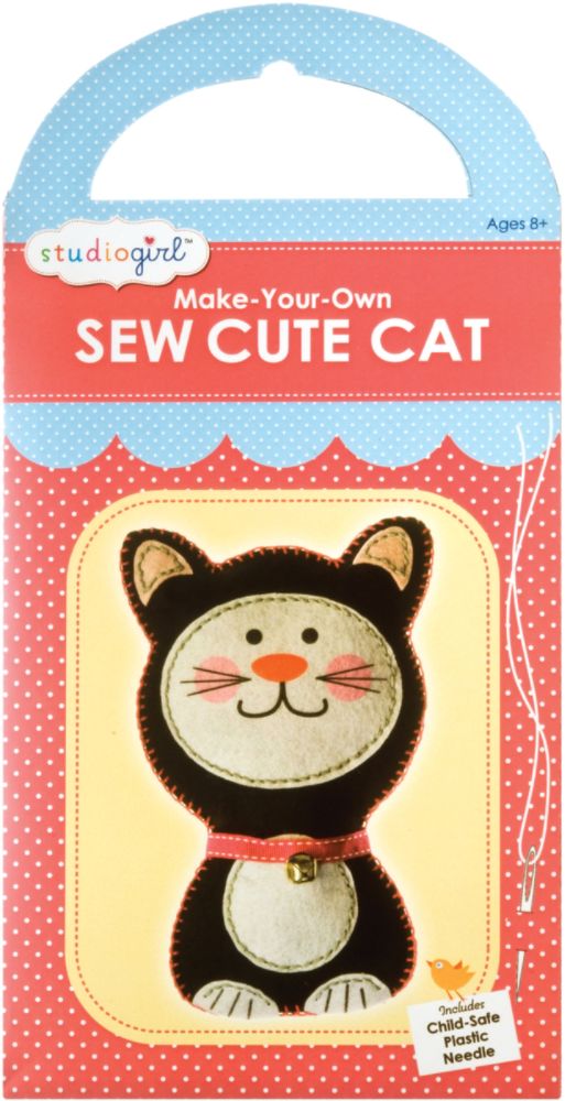 Grant Studios Cat Sew Cute Sewing Kit