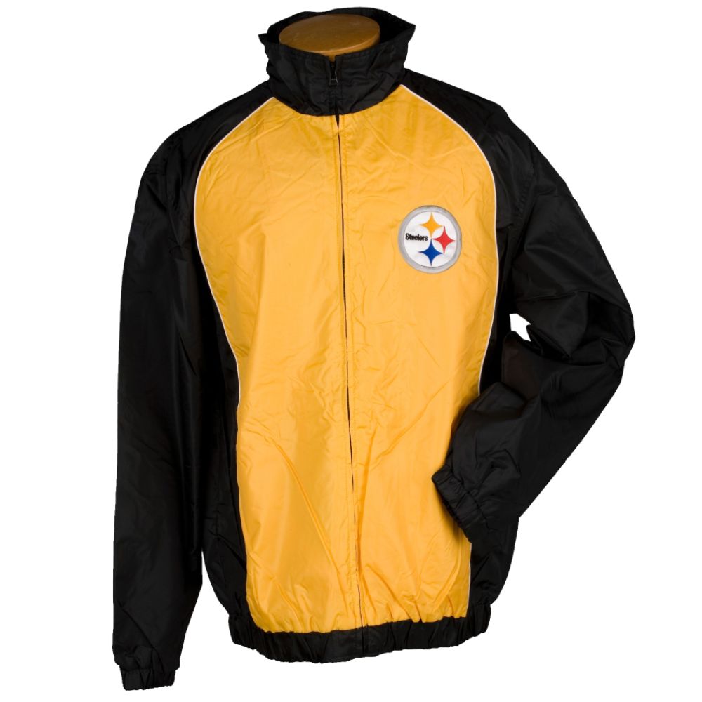 G3 Pittsburgh Steelers Men's Full Zip Windbreaker Jacket One Size