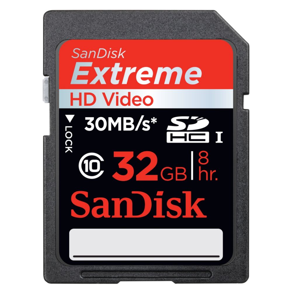SanDisk 32GB Extreme HD Video SDHC Flash Memory Card at Kmart.com