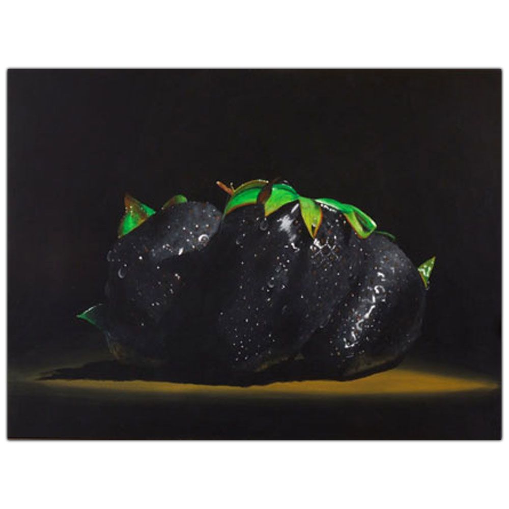 Trademark Art 14x19 inches "Black Strawberries" by Roderick