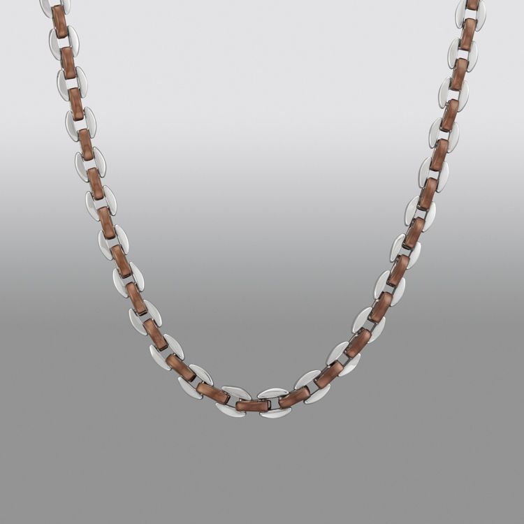 Men's Stainless Steel Chocolate Link Necklace at Kmart.com