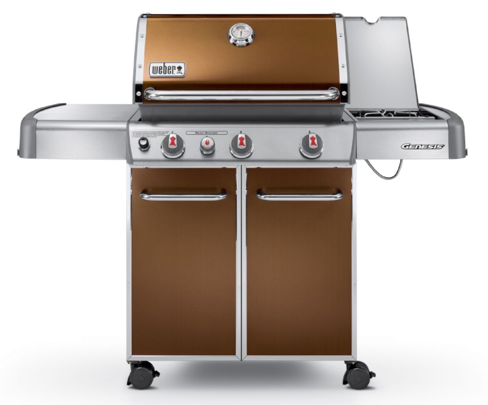 Grill Genesis E330LP Copper- Weber-Outdoor Living-Grills &amp; Outdoor Cooking-Gas Grills