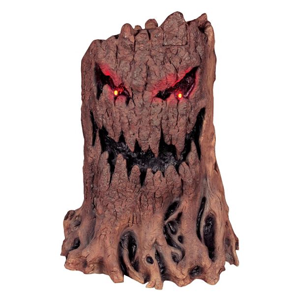 Light And Sounds Haunted Tree Stump