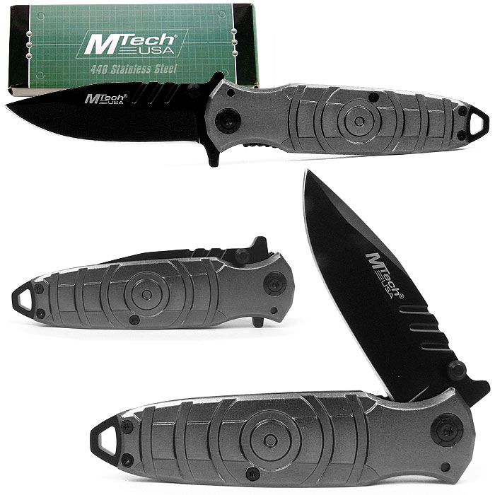Whetstone Jet Black Aluminum Pocket Knife Folder - 7.5 inches overall