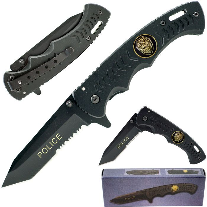 Whetstone Spring Assist Stainless Tanto Blade Police Knife w/ Clip at Sears.com