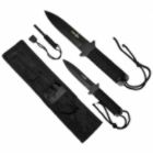 Survivor Fire Starter Survival Knife set