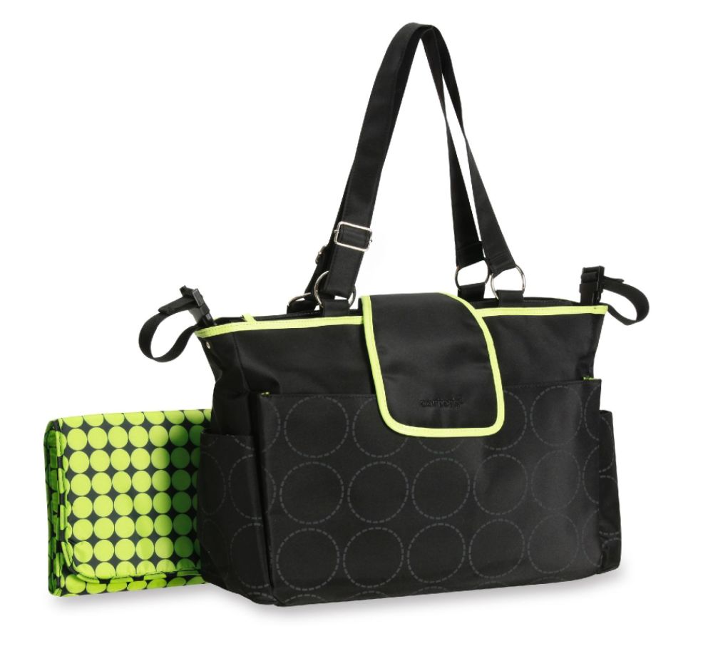 Tote Diaper Bags on Fashion Tote Diaper Bag W  Tonal Dots