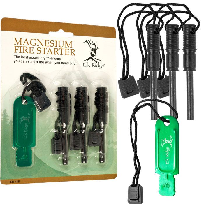 Elk Ridge Fire Starter Kit w/ Striker  - 4 pc. at Sears.com