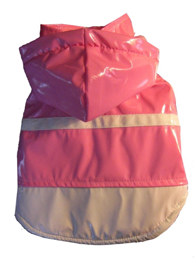 Pet Life Two-Tone Pvc Raincoat W Removable Hood Extra Small Multi at Kmart.com