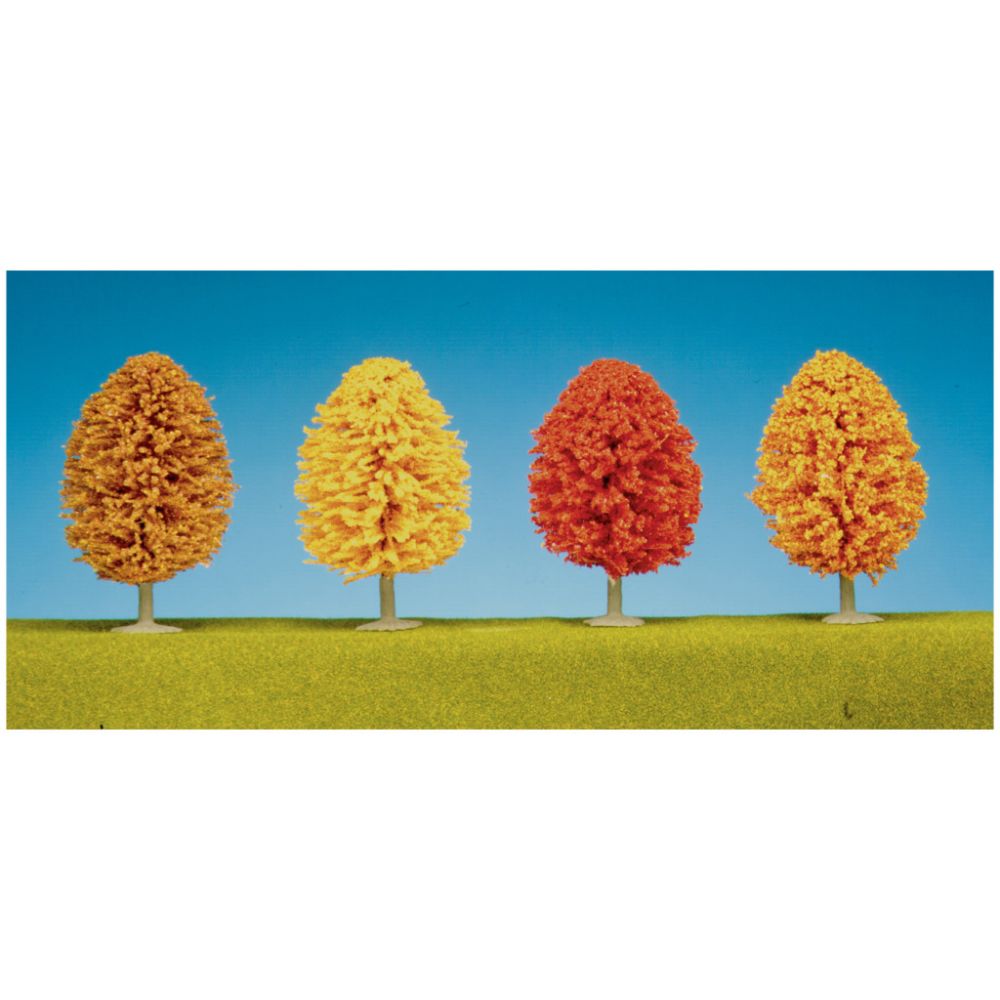 Lifelike Scenemaster 4-inch Autumn Trees - Set of 4 at Kmart.com
