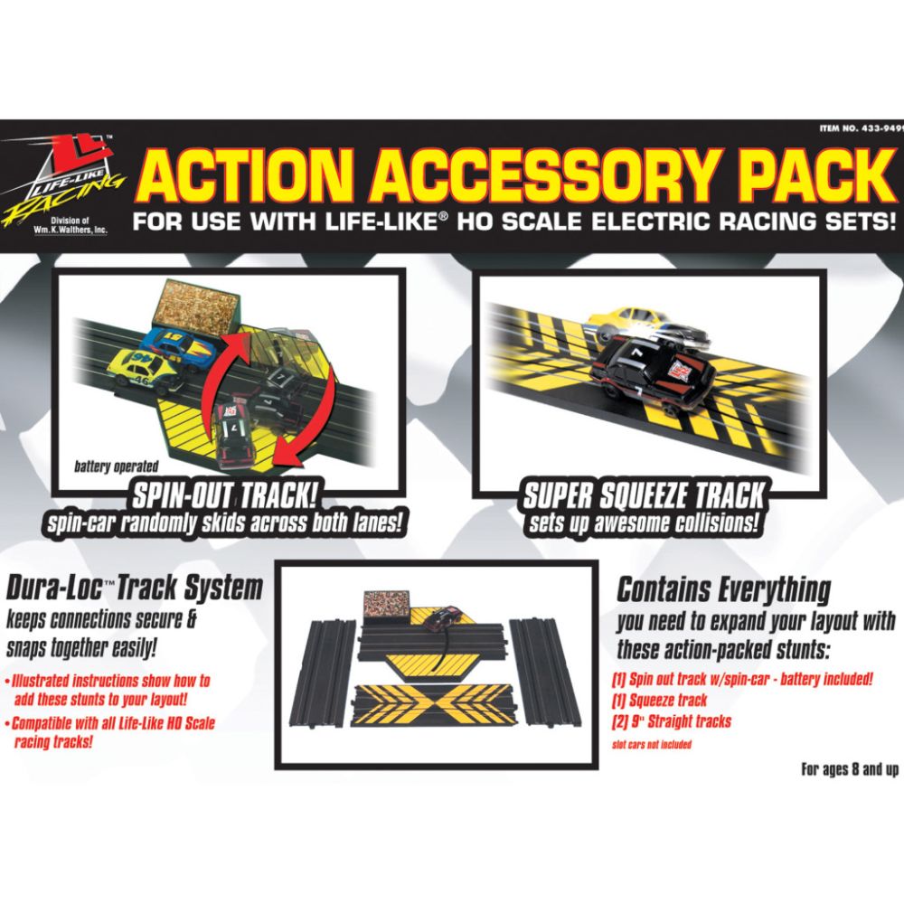 Lifelike Slot Car Race Track Action Accessory Pack at Kmart.com