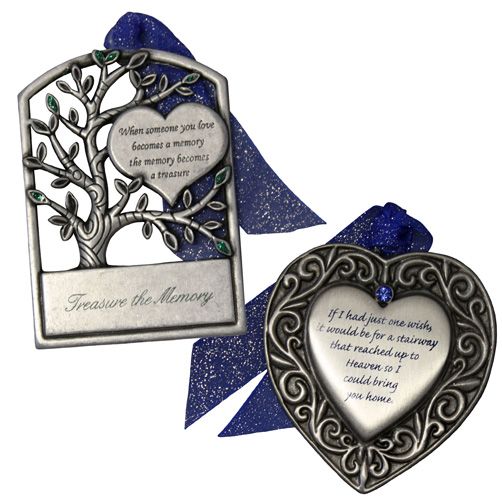 Gloria Duchin 2 Piece Memorial Ornament Gift Set