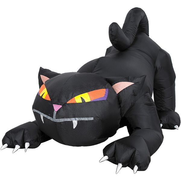 Airblown Black Cat