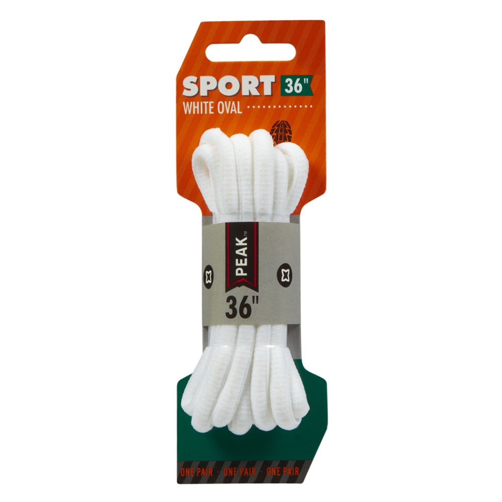Peak 36 Inch Athletic Lace White - Oval at Kmart.com