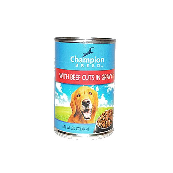 Champion Breed Dog Food with Beef Cuts in Gravy 13.2 oz at Kmart.com