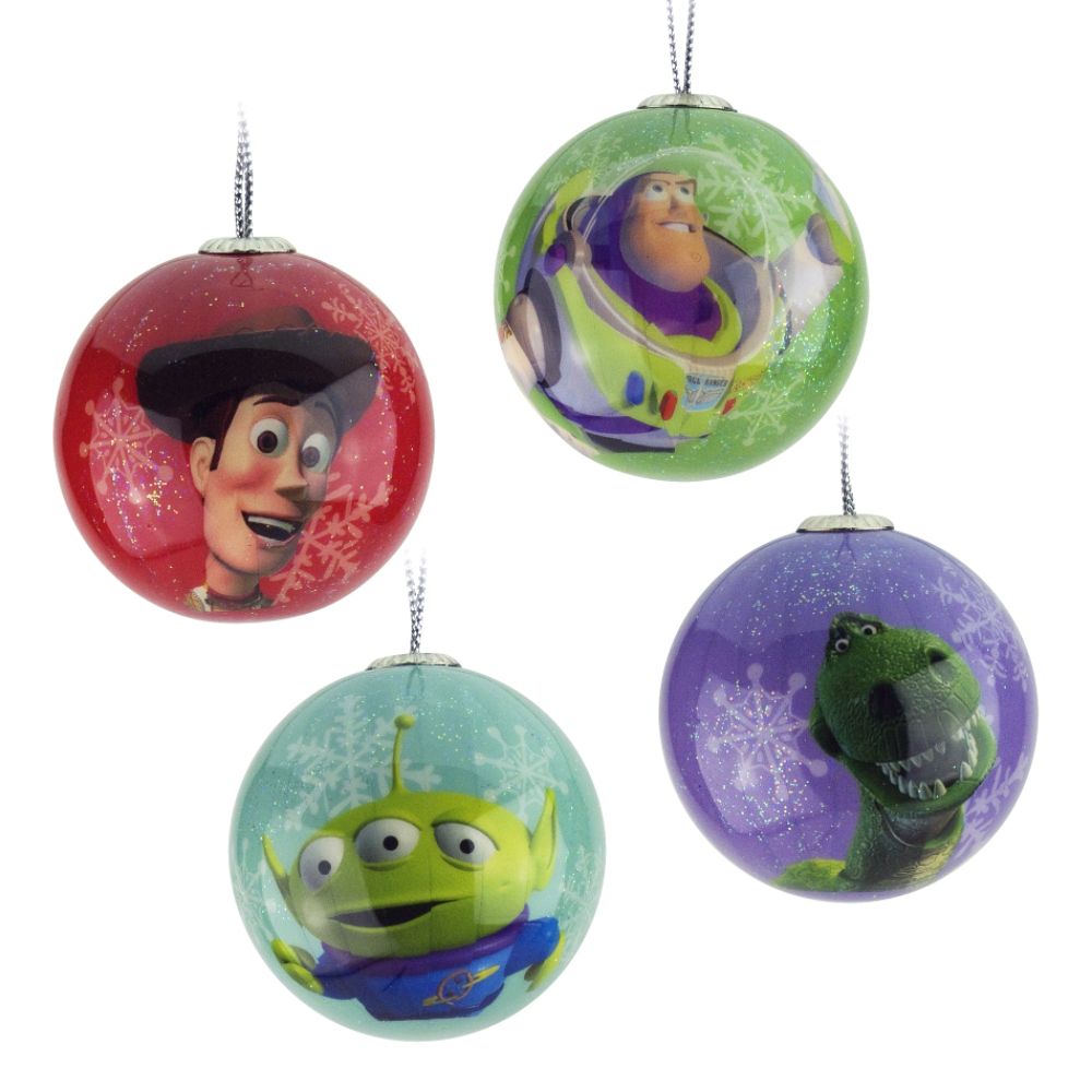 Disney 4ct 40mm Decoupage Ball Ornaments Pack - Toy Story at Kmart.com