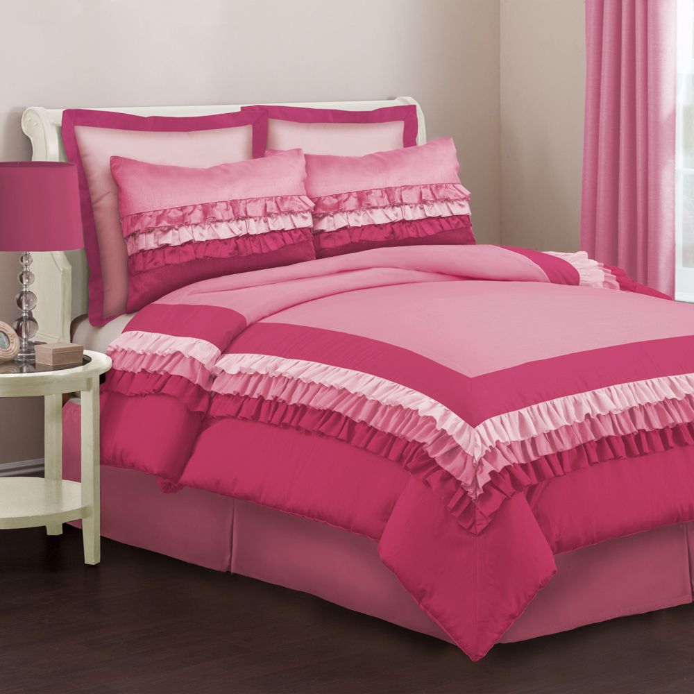 Lush Decor Starlet Juvy 3pc Twin Comforter Set Pink at Sears.com