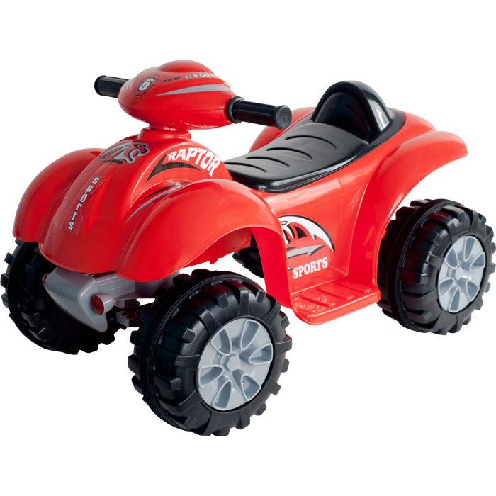 Lil' Rider Battery Powered Red Raptor 4 Wheeler Children's Toys
