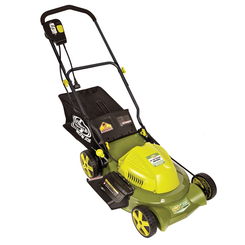 Sun Joe Electric Mower Mow Joe 20 In. Side Discharge  Rear Bag 12 Amp at Sears.com