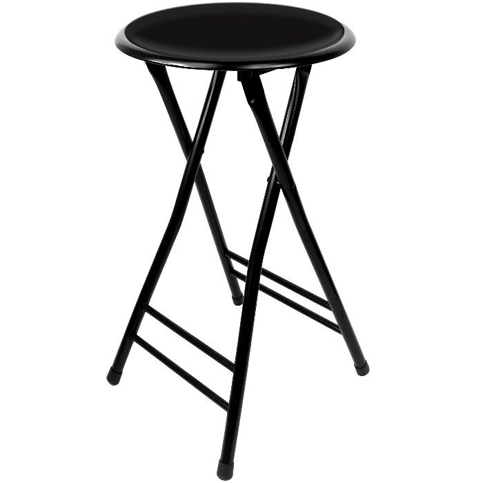 24 Inch Cushioned Folding Stool - Trademark Home Collection at Sears.com