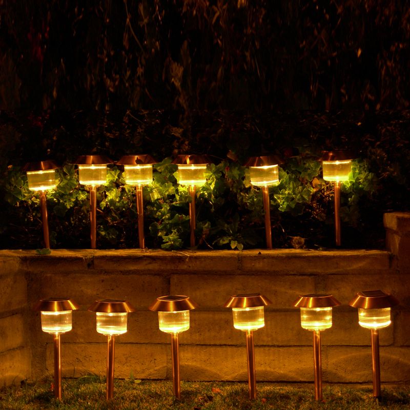 Home Brite Copper Garden Landscape Solar Light with Natural Warm Light,...