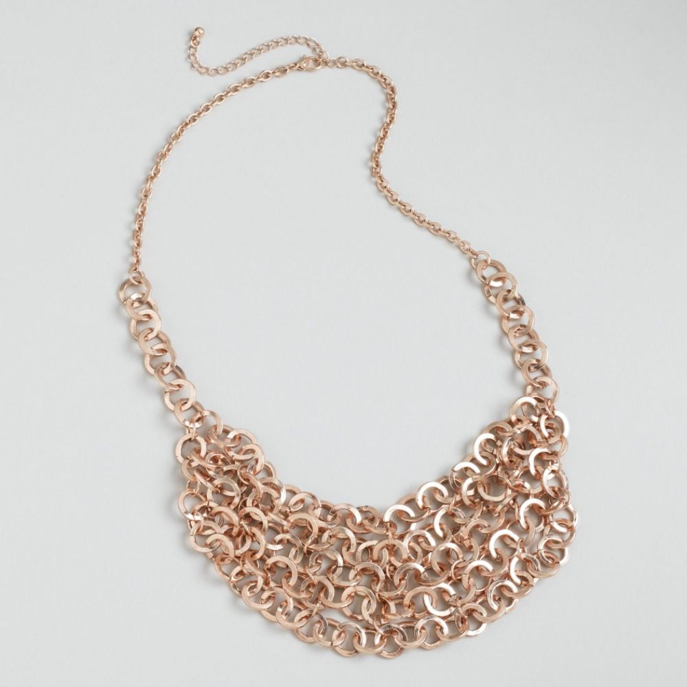 Kardashian Kollection 20" Necklace With Chainmaille Bib at Sears.com