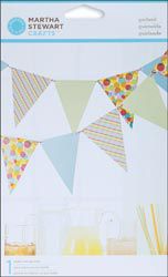 Martha Stewart Modern Festive Pennant Garland