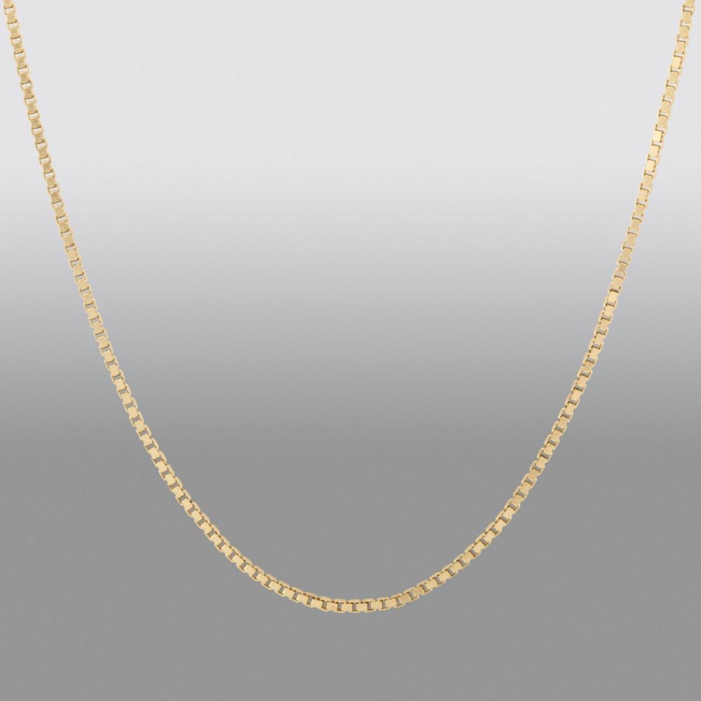 20" Box Chain Necklace. 24K Yellow Gold over Sterling Silver at Kmart.com