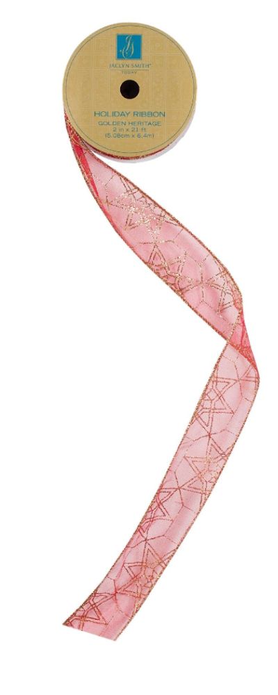 Jaclyn Smith Golden Heritage 21ft Wired Ribbon at Kmart.com
