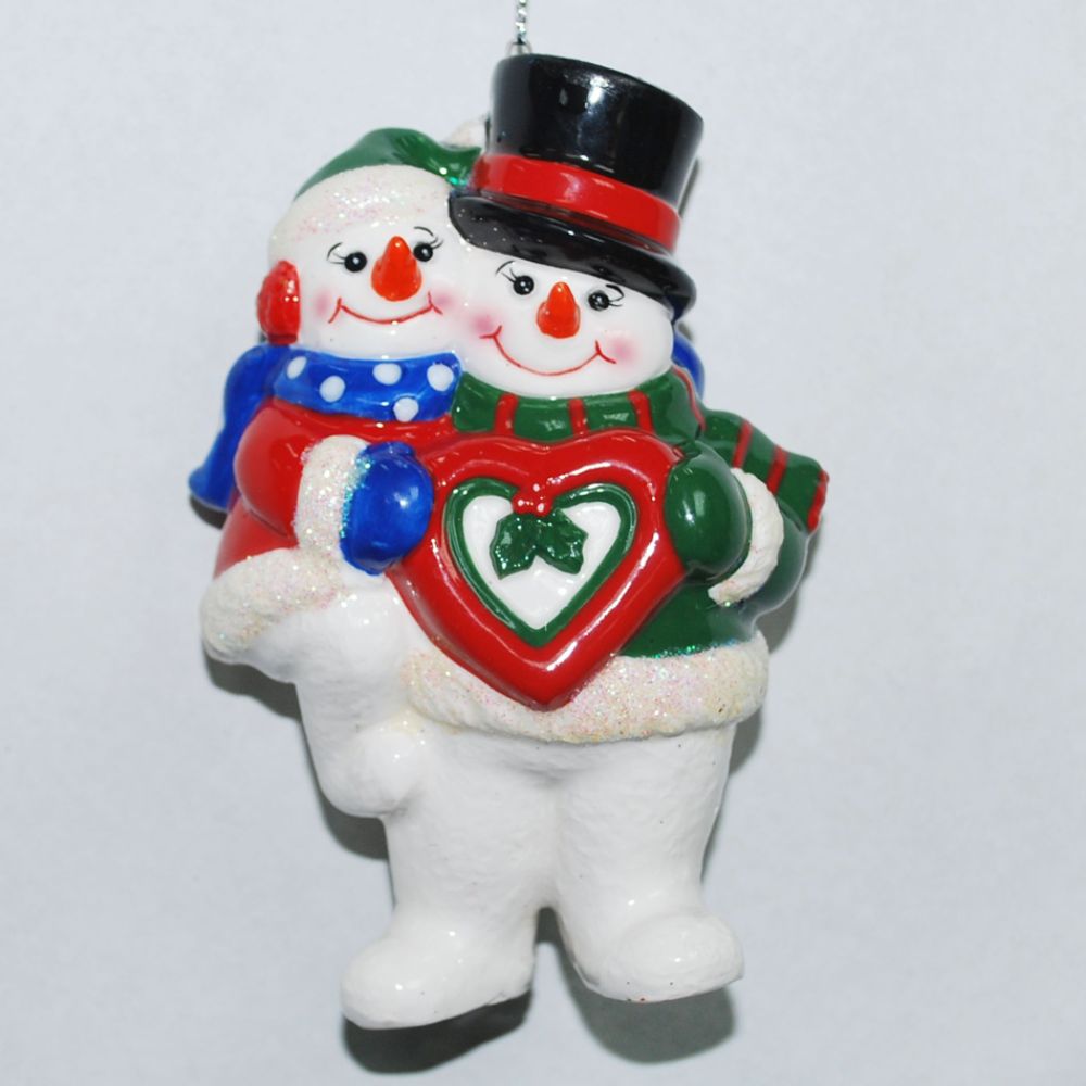 Celebrations by Radko Snowman Couple Ceramic Ornament price decreased by 50%
