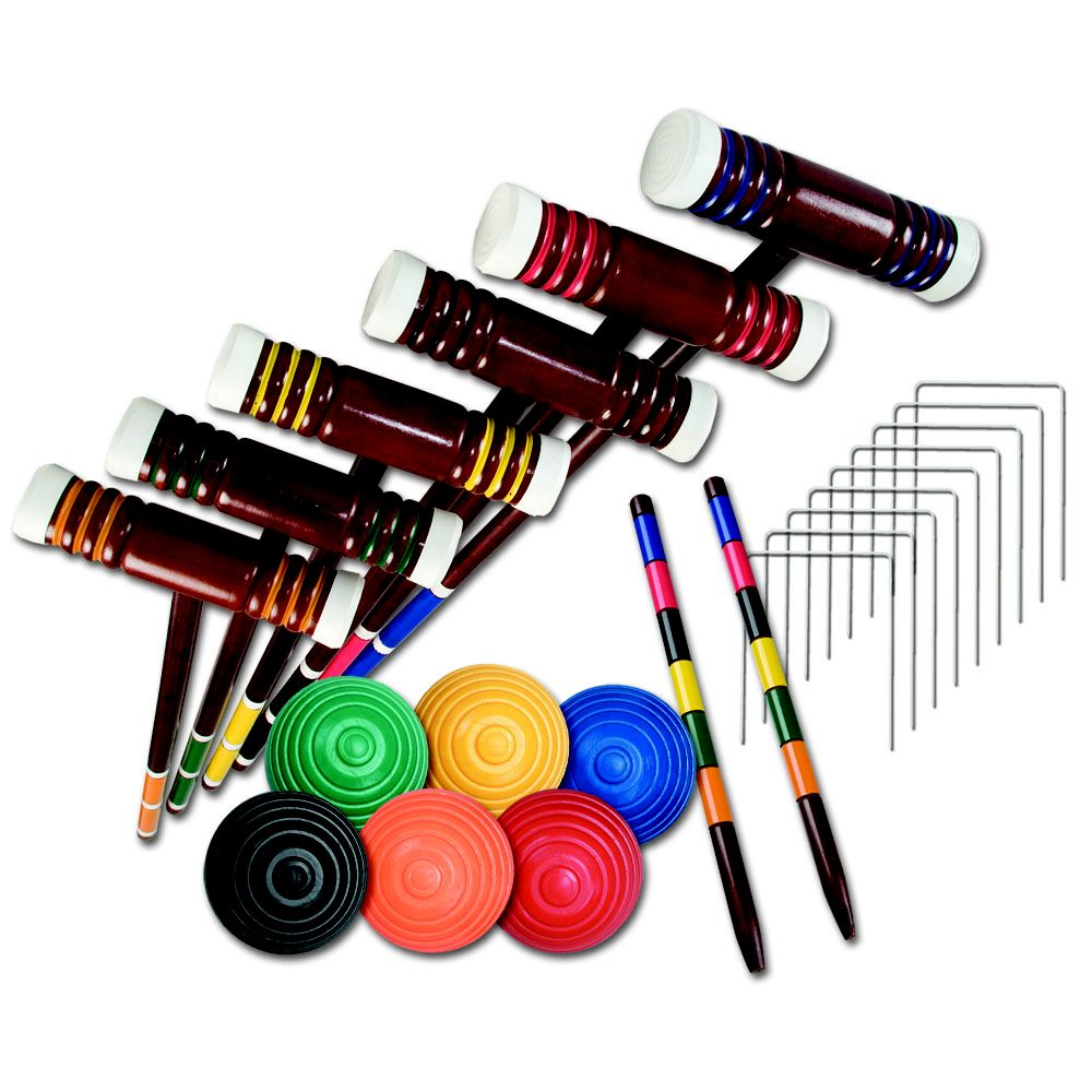 CLASSIC SERIES 6 PLAYER CROQUET SET at Sears.com