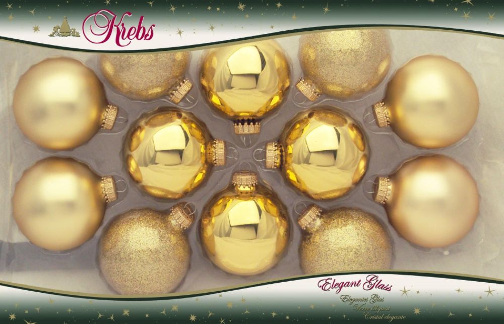 Christmas by Krebs 12ct Mixed Color Glass Ornaments price decreased by 50%