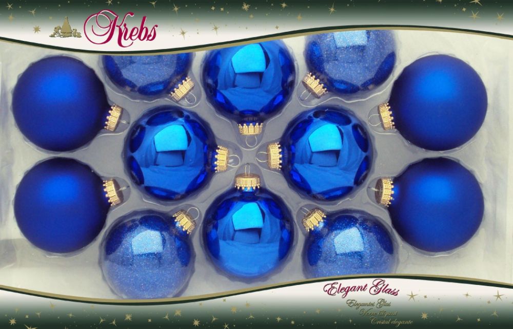 Christmas by Krebs 12ct Mixed Color Glass Ornaments price decreased by 50%