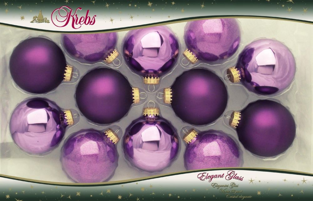 Christmas by Krebs 12ct Mixed Color Glass Ornaments price decreased by 50%