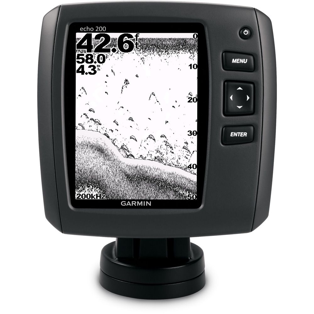 Garmin ECHO200 5 In. Grayscale Dual Beam Fresh/Saltwater Fishfinder