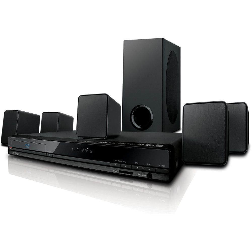 Magnavox MAGVOX MRD410B/F7 1000W 5.1 Channel Bluray Home Theater