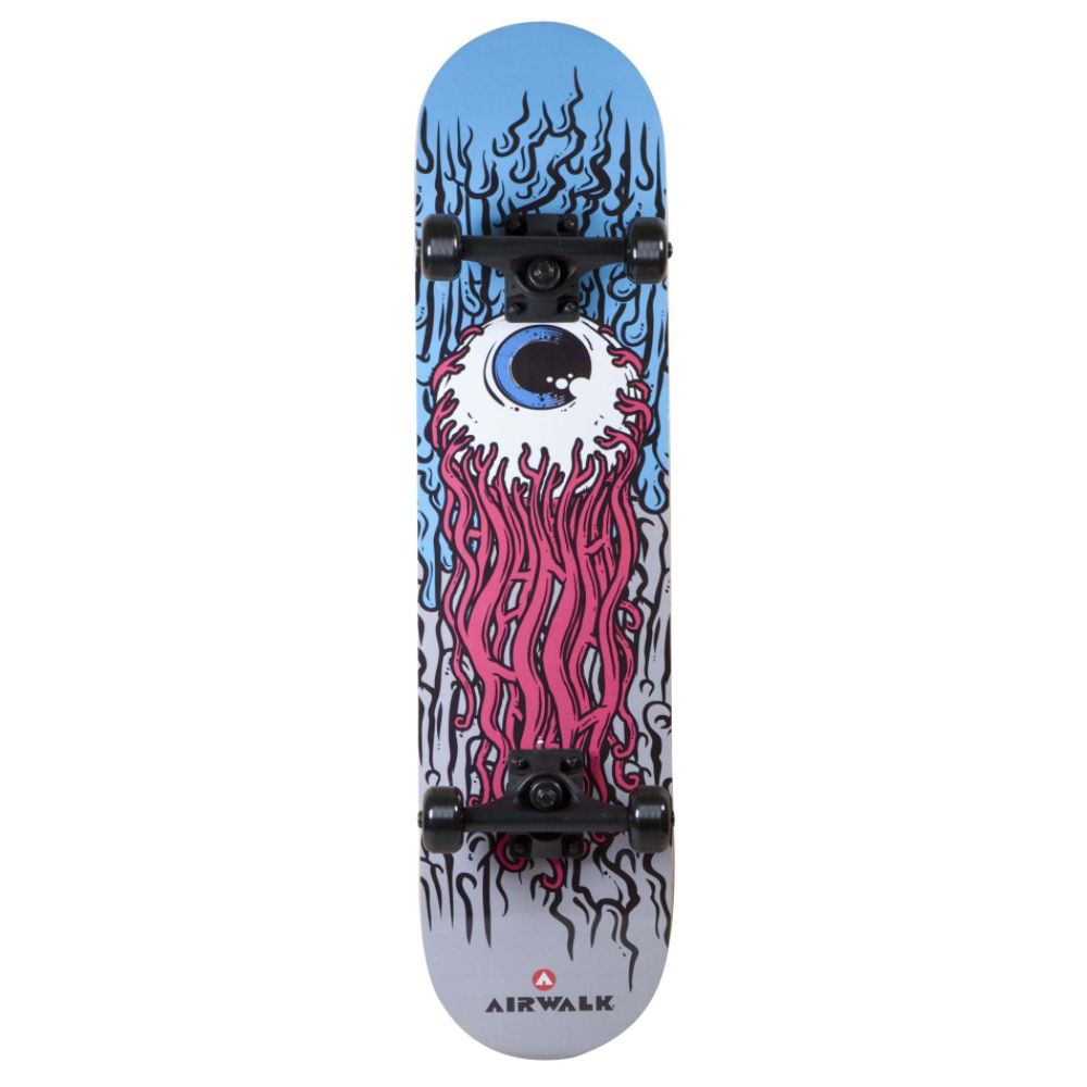 Airwalk Unruly Series 31in. Skateboard Eyeball Grey