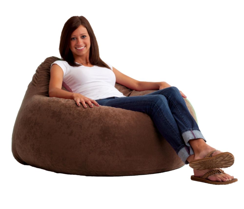 Comfort Research Fuf Chillum Bean Bag Chair in Espresso Brown Comfort Suede at Sears.com