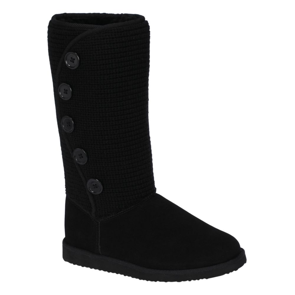 Melrose Avenue Women's Winter Boot Kinsey Knit - Black